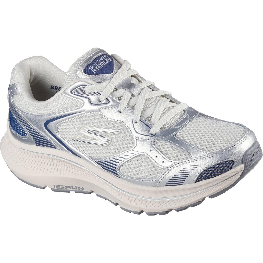 Women's Wide Fit Skechers 128633 Go Run Consistent 2.0 Volt Trainers