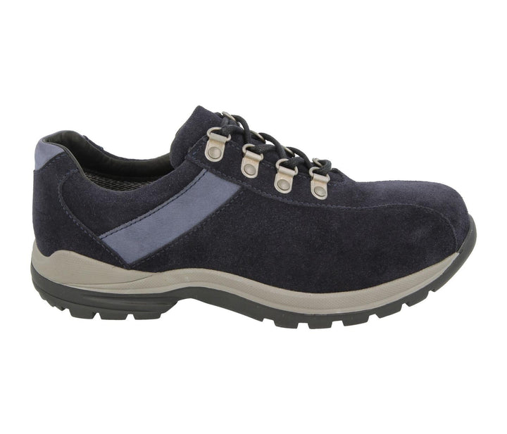 Zapatillas de senderismo para mujer DB Wyoming de ajuste ancho in Ante negro - Image 1