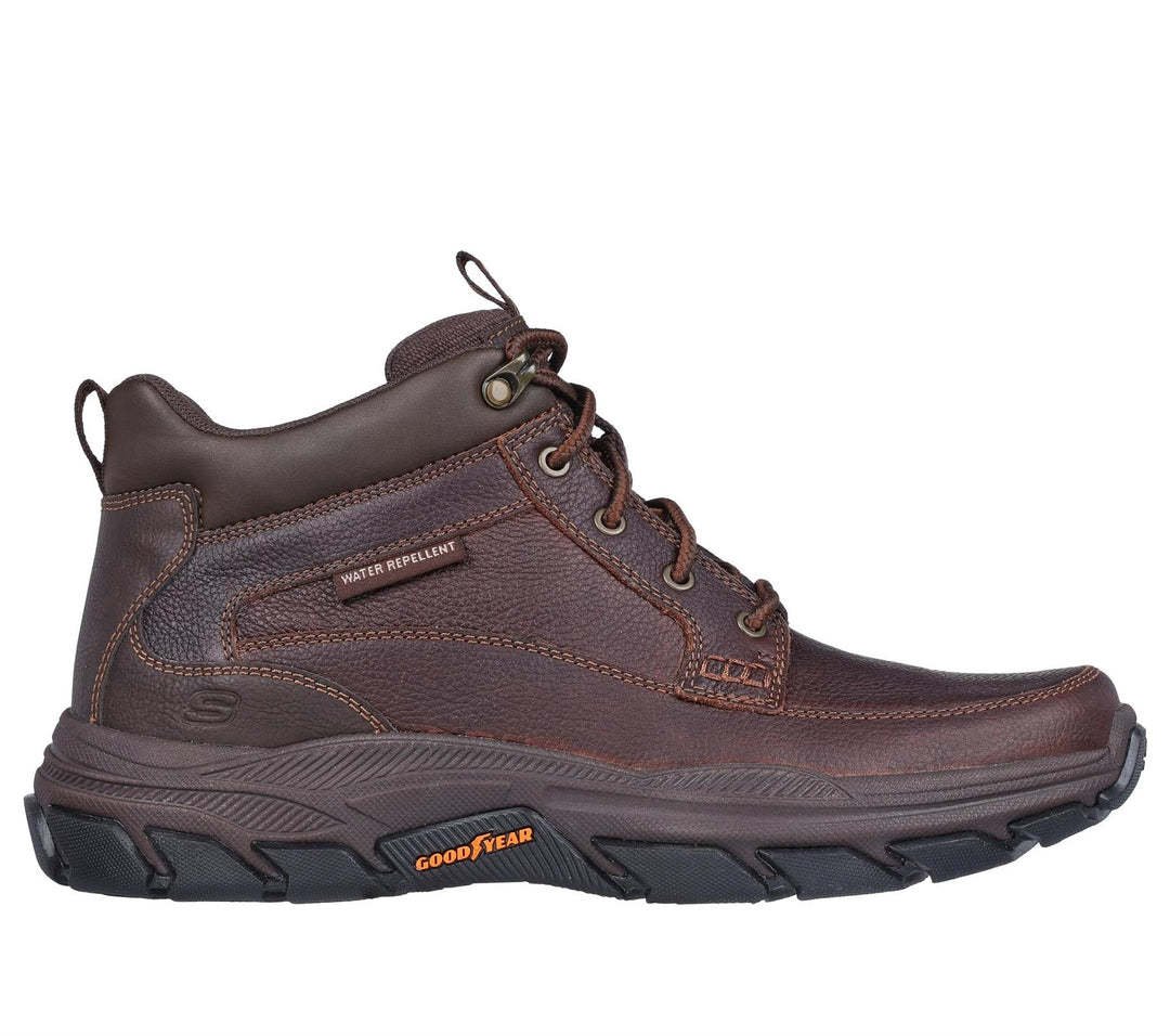 Men's Wide Fit Skechers 204454 Respected Boswell Waterproof Boots