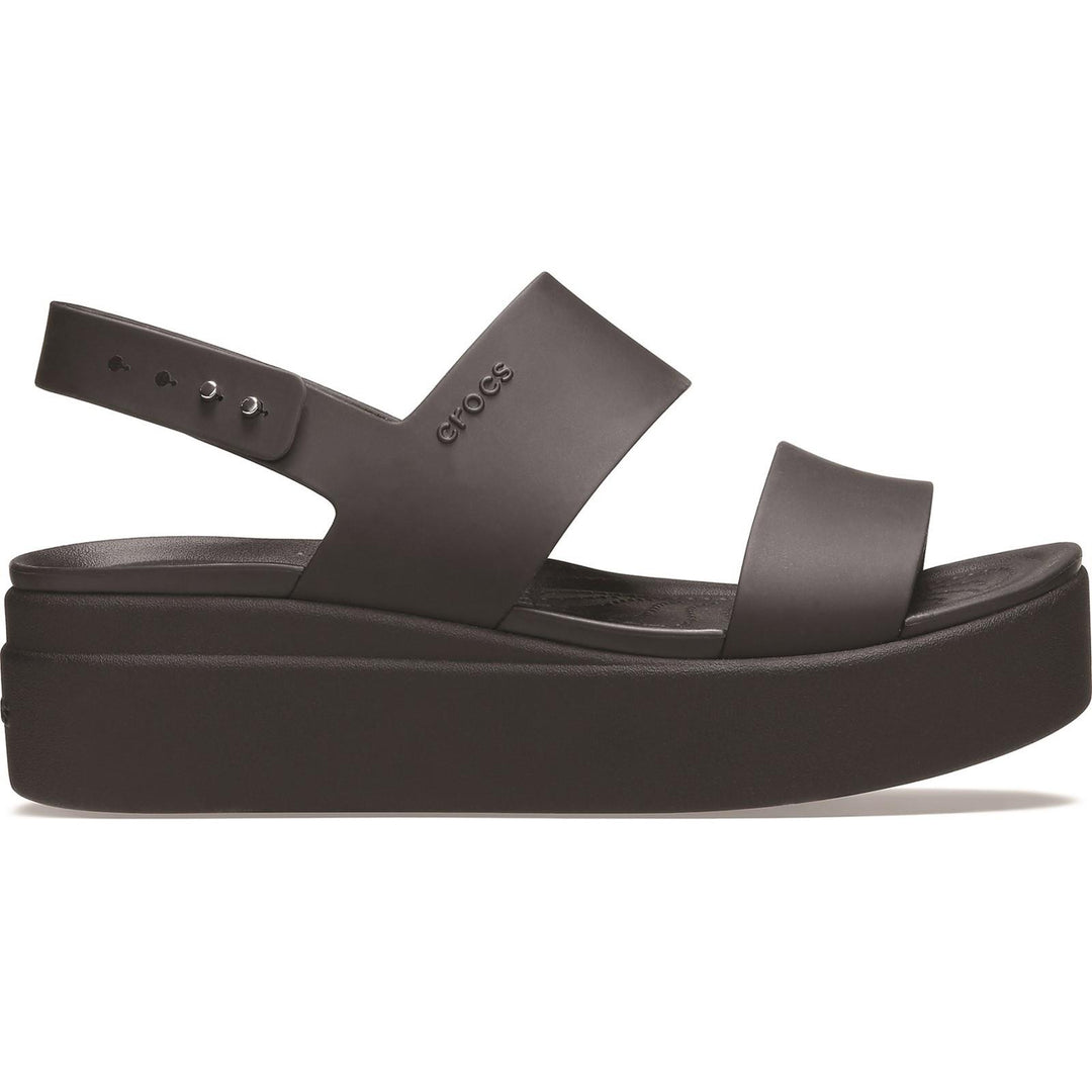 Sandalias de cuña baja Crocs 206453 Brooklyn para mujer