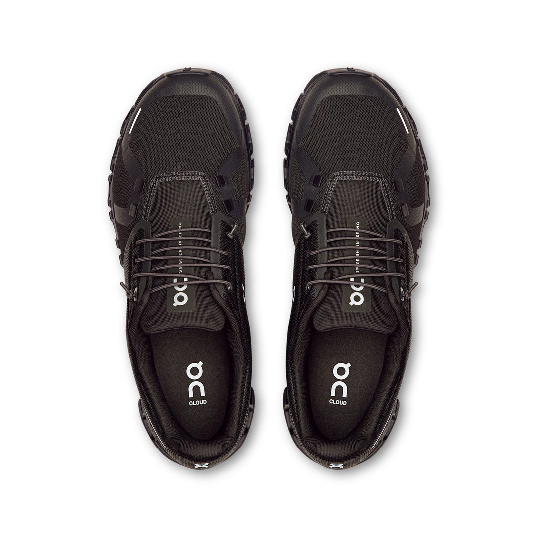 Men's Wide Fit On Cloud 6 Wide Trainers - Black in Black/Black - Image 5