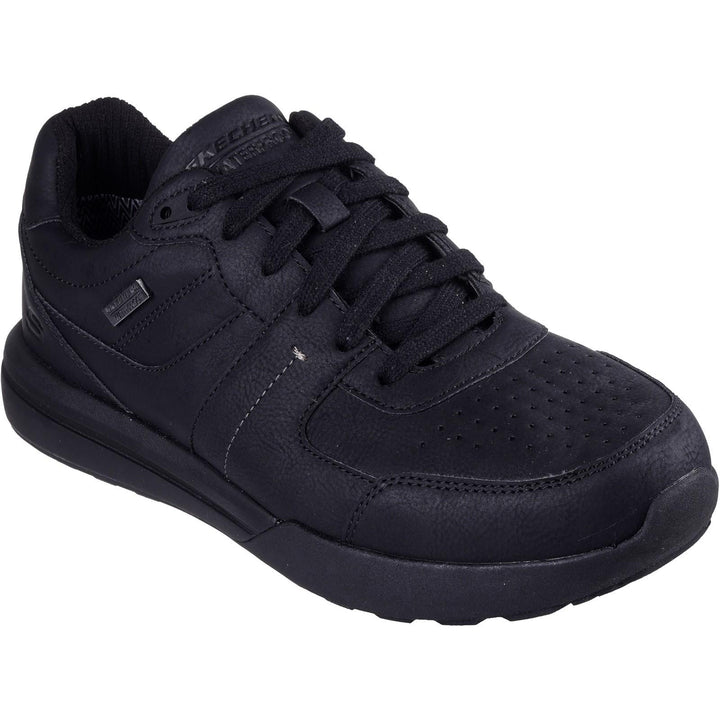 Men's Wide Fit Skechers 205236 Waterproof Netson Trainers in Brown - Image 1