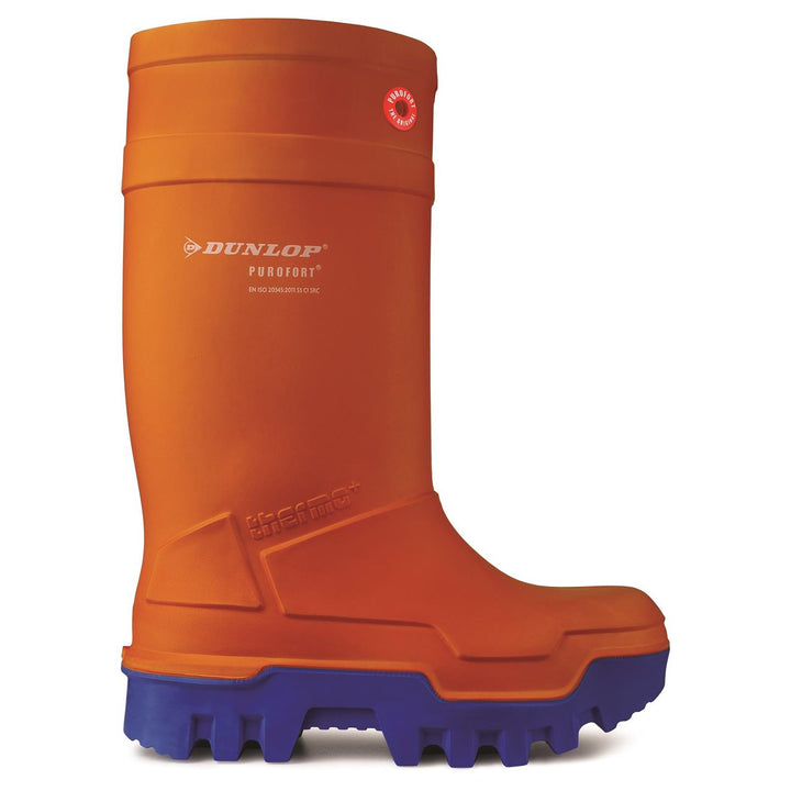 Men's Wide Fit Dunlop Purofort Thermo Full Safety Wellington Boots