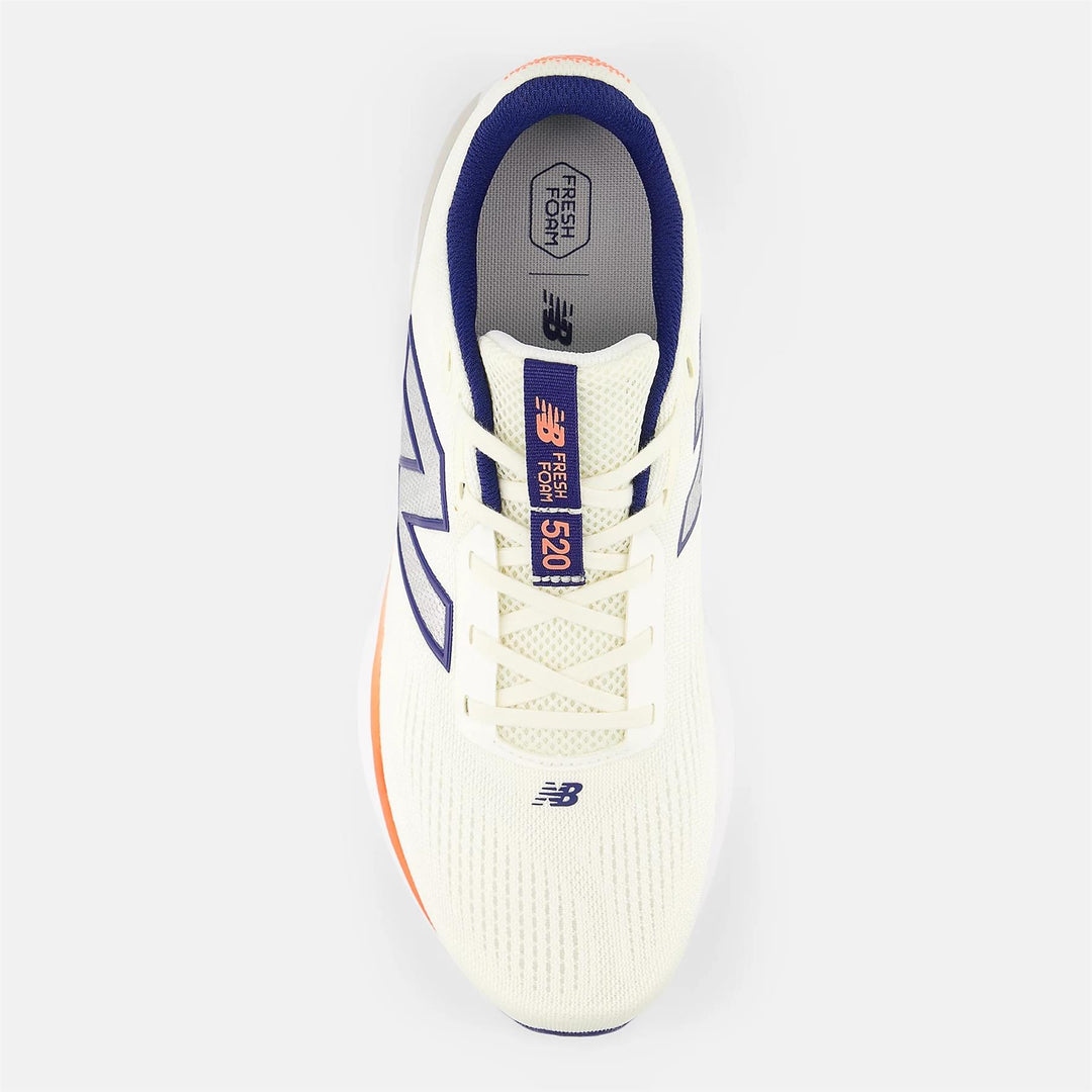 Men's Wide Fit New Balance M5204O9 Walking/Running Trainers - Fresh Foam in Cream/Orange - Image 5