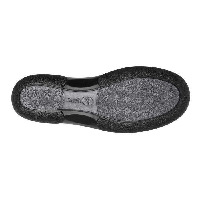 Women's Wide Fit DB Nova Boots in Black Leather / Patent / Stretch - Image 17