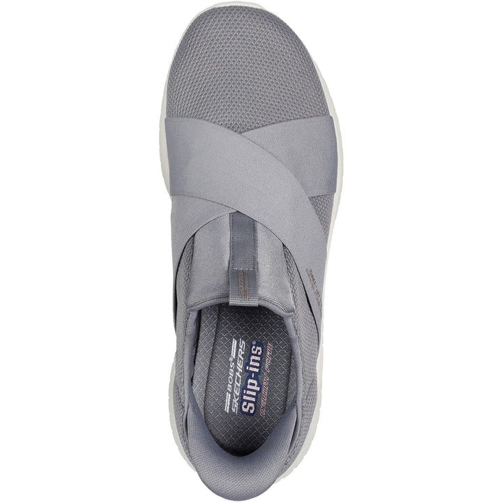 Women's Wide Fit Skechers 117505 Slip-ins Bobs Sport Squad Chaos Trainers