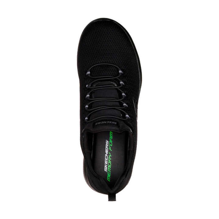 Men's Wide Fit Skechers 58360 Dynamight Trainers in Black - Image 1