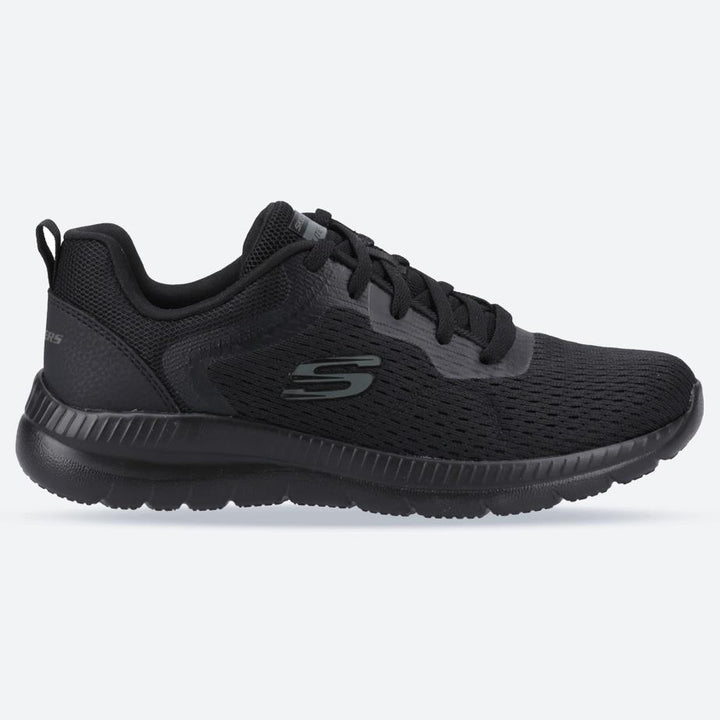 Women's Wide Fit Skechers 12607 Bountiful Quick Path Trainers in Black - Image 1