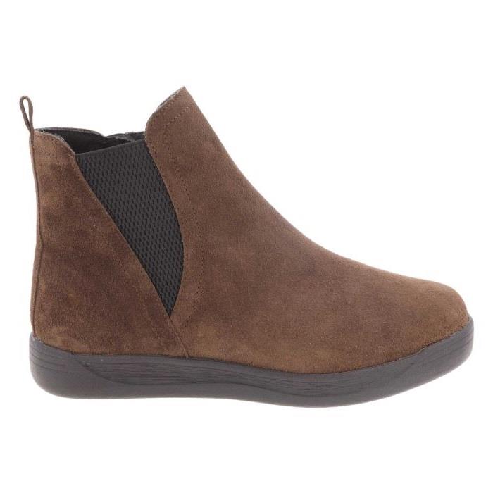 Women's Wide Fit DB Caitlin Boots in Brown Suede - Image 1