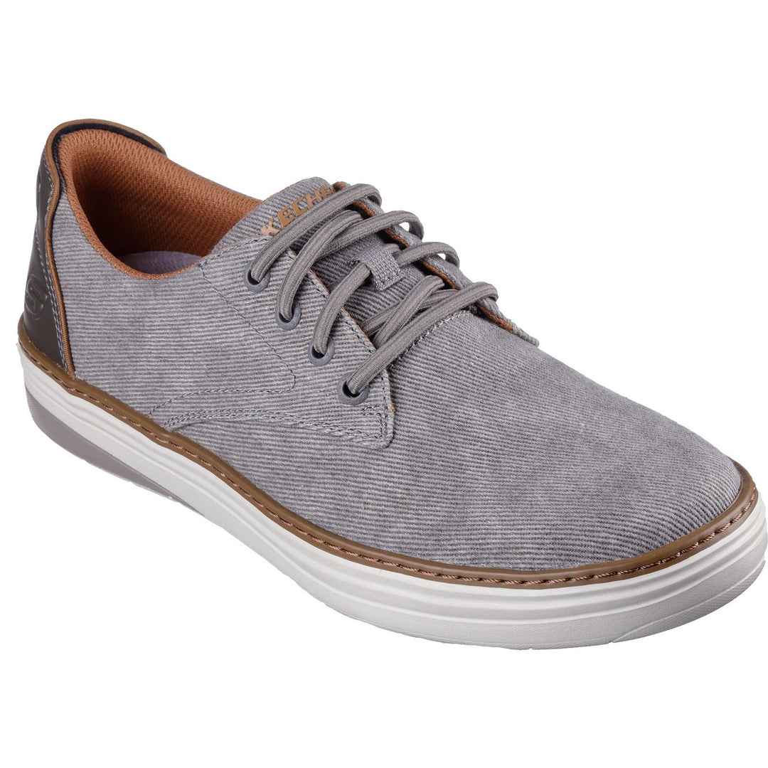 Men's Wide Fit Skechers 205135 Hyland Ratner Shoes in Navy - Image 11