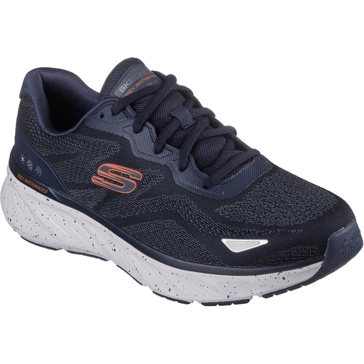 Men's Relaxed Fit Skechers 232842 Waterproof Edgeride Konzo Trainers in Black - Image 1