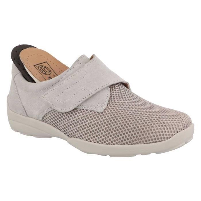 Women's Wide Fit DB Solitaire Trainers in Black Stretch / Black Suede - Image 12