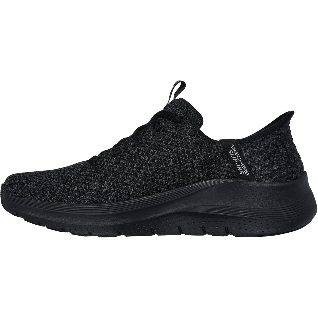 Men's Wide Fit Skechers 232462 Slip-ins Arch Fit 2.0 Look Ahead Trainers in Black - Image 4
