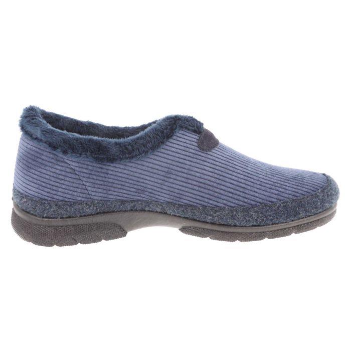 Men's Wide Fit DB Kelvin Slippers in Black Textile - Image 1