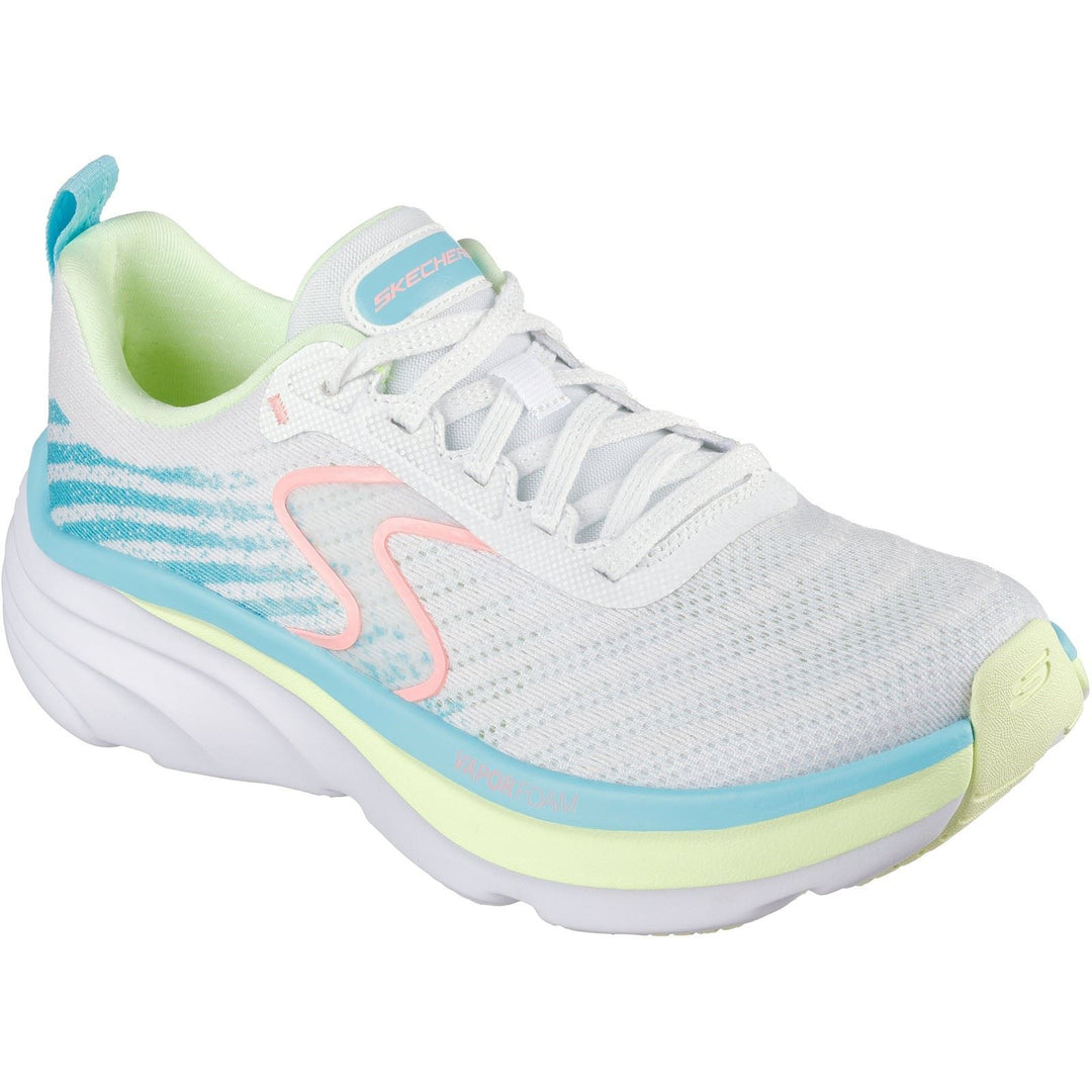 Women's Relaxed Fit Skechers 150583 D'lux Vapor Cool Breeze Trainers in White/Multi - Image 3