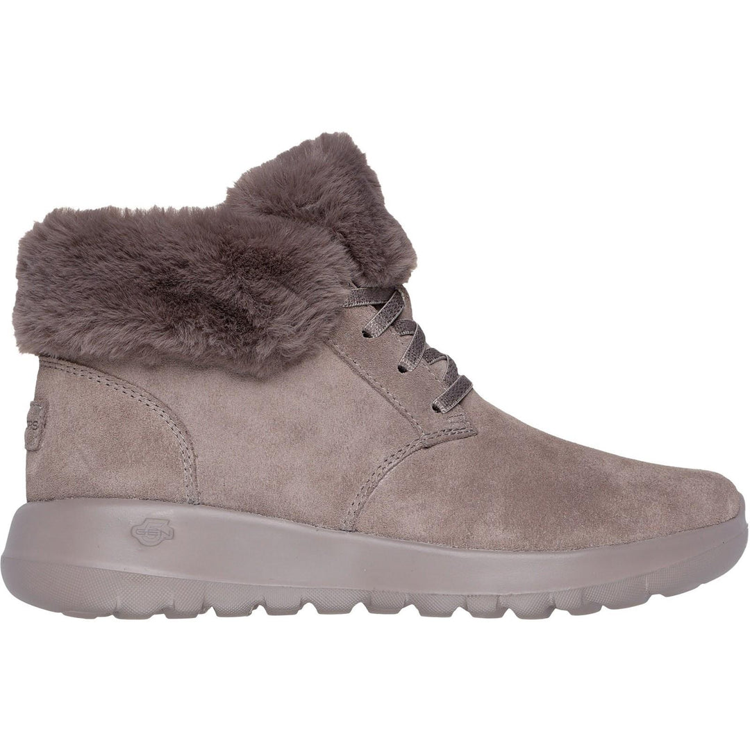 Women's Wide Fit Skechers 144334 On The Go Joy Boots in Black - Image 7