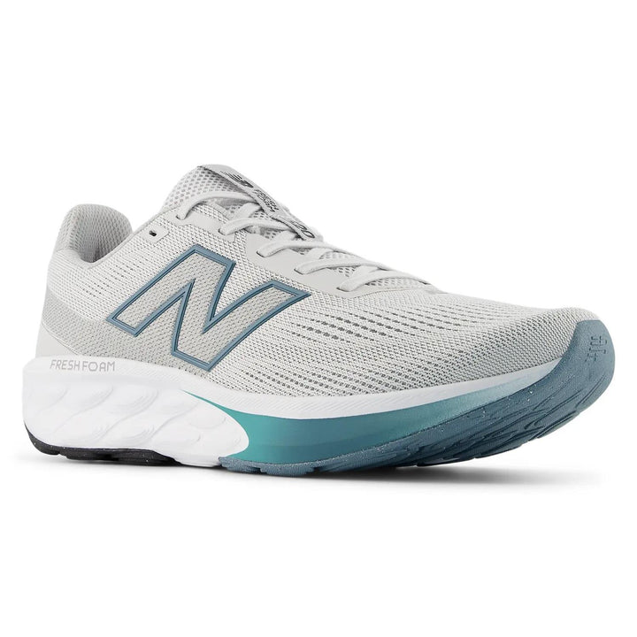 Men's Wide Fit New Balance M5206IE Walking/Running Trainers - Fresh Foam in Light Grey/Teal - Image 1