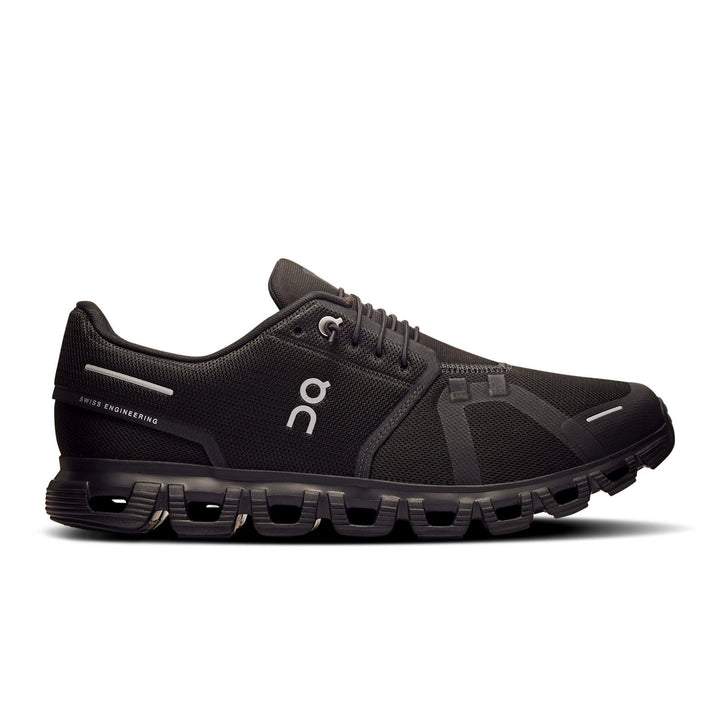 Men's Wide Fit On Cloud 6 Wide Trainers - Black in Black/Black - Image 1