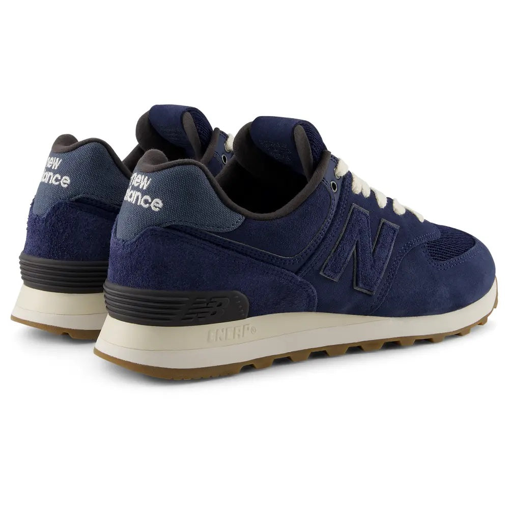 Mens Wide Fit New Balance U5747FO Trainers in Navy - Image 6