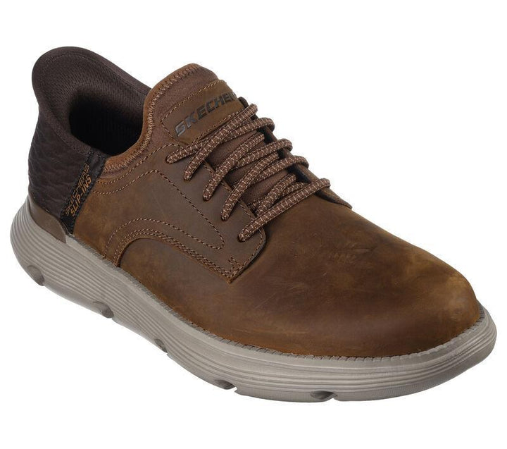 Men's Wide Fit Skechers Slip-ins 205046 Garza Gervin Trainers in Black - Image 1