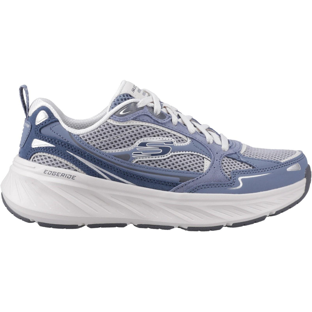 Women's Wide Fit Skechers 150493 Edgeride Trainers in Slate - Image 2