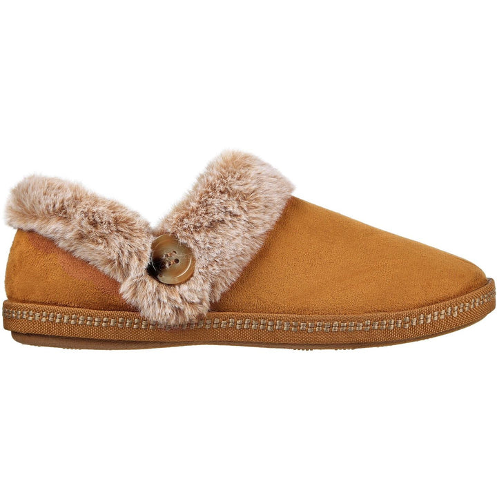 Women's Wide Fit Skechers Cozy 167219 Campfire Fresh Toast Slippers