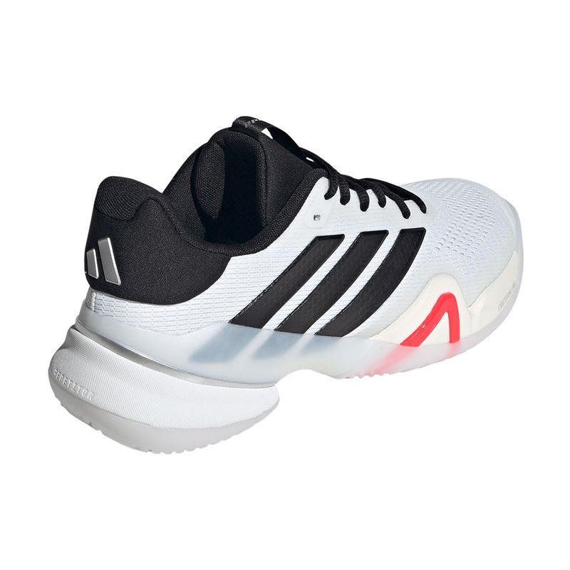 Men's Wide Fit Adidas Barricade 14 WIDE JQ7107 Tennis Trainers in Cloud White - Image 5