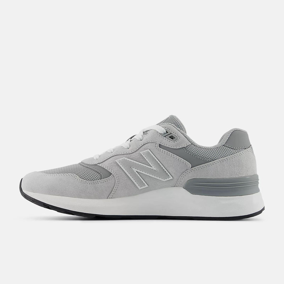 Men's Wide Fit New Balance M8806HE Walking/Running Trainers in Raincloud - Image 4