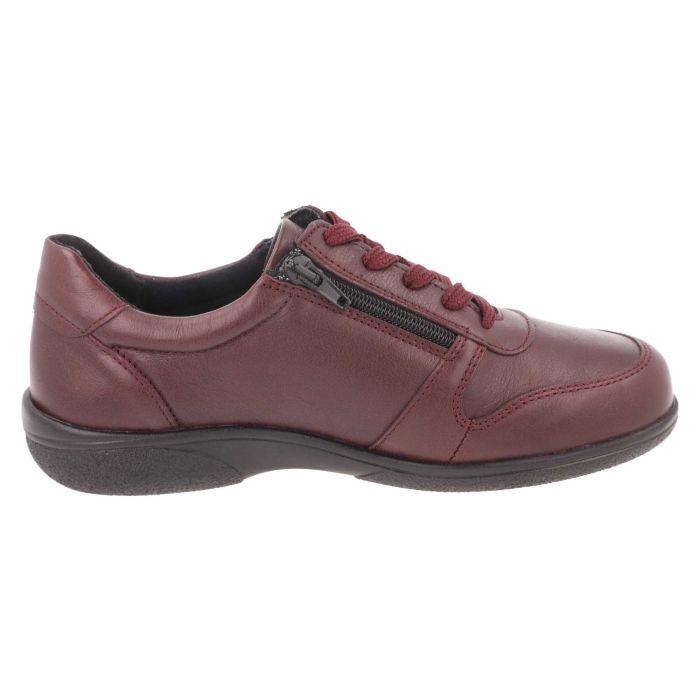 Women's Wide Fit DB Mollie Shoes in Black Leather - Image 13