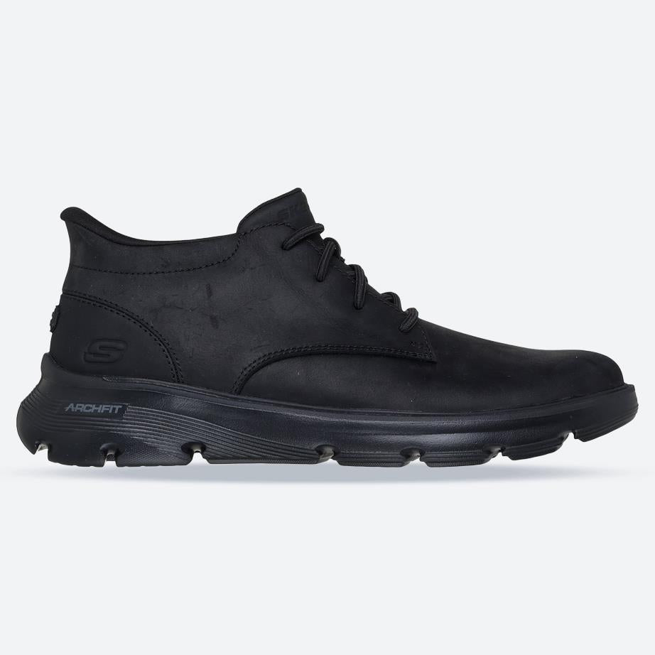 Men's Relaxed Fit Skechers 205514 Slip-ins Arch Fit Garza Ridley Boots in Black - Image 1