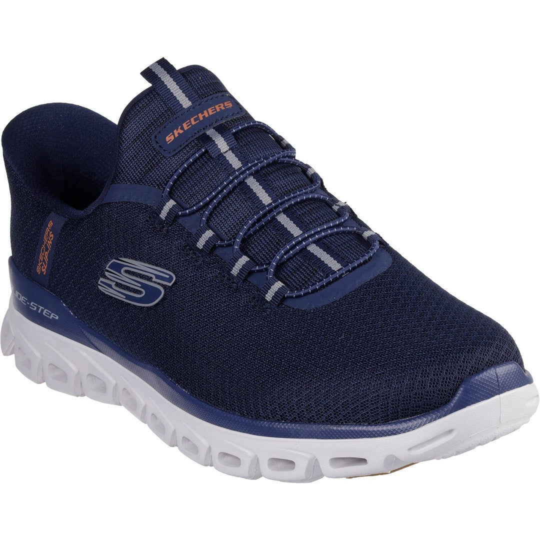 Men's Wide Fit Skechers 233010 Slip-ins Glide Step Noxus Trainers
