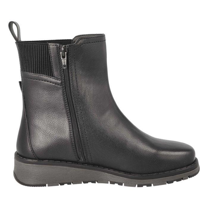 Women's Wide Fit DB Yosemite Boots in Black Synthetic - Image 4
