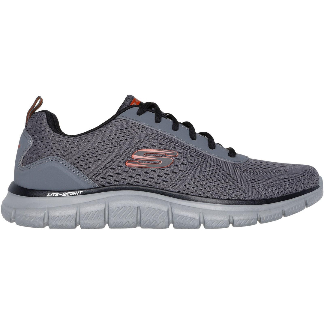 Men's Wide Fit Skechers Track 232758 Leshur Trainers in Blue - Image 7