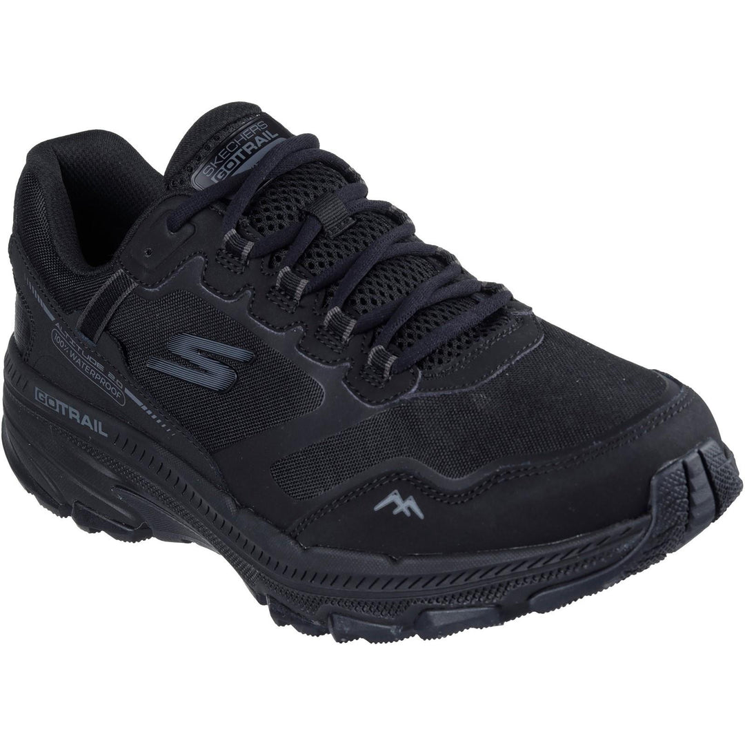 Men's Wide Fit Skechers Performance Go Run Trail Altitude 2.0 Trainers in Black - Image 3