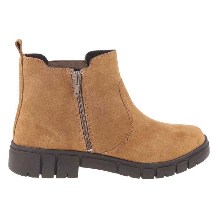 Women's Wide Fit DB Ella Boots in Black Leather - Image 1