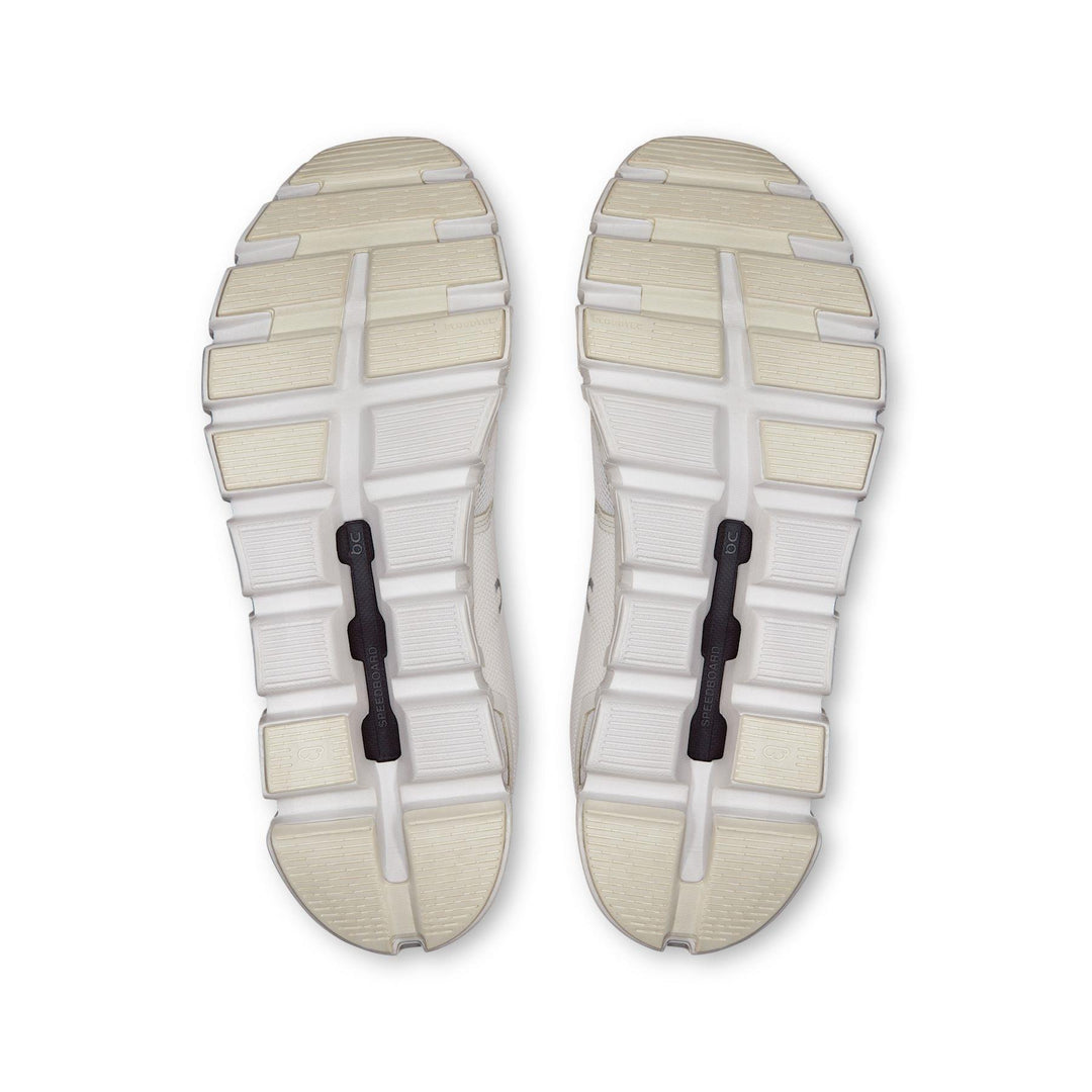 Men's Wide Fit On Cloud 6 Wide Trainers - White in White/White - Image 6
