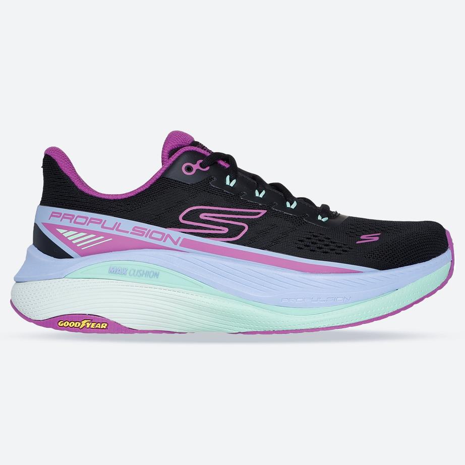 Women's Wide Fit Skechers 128901 Performance Max Cushioning Propulsion Trainers