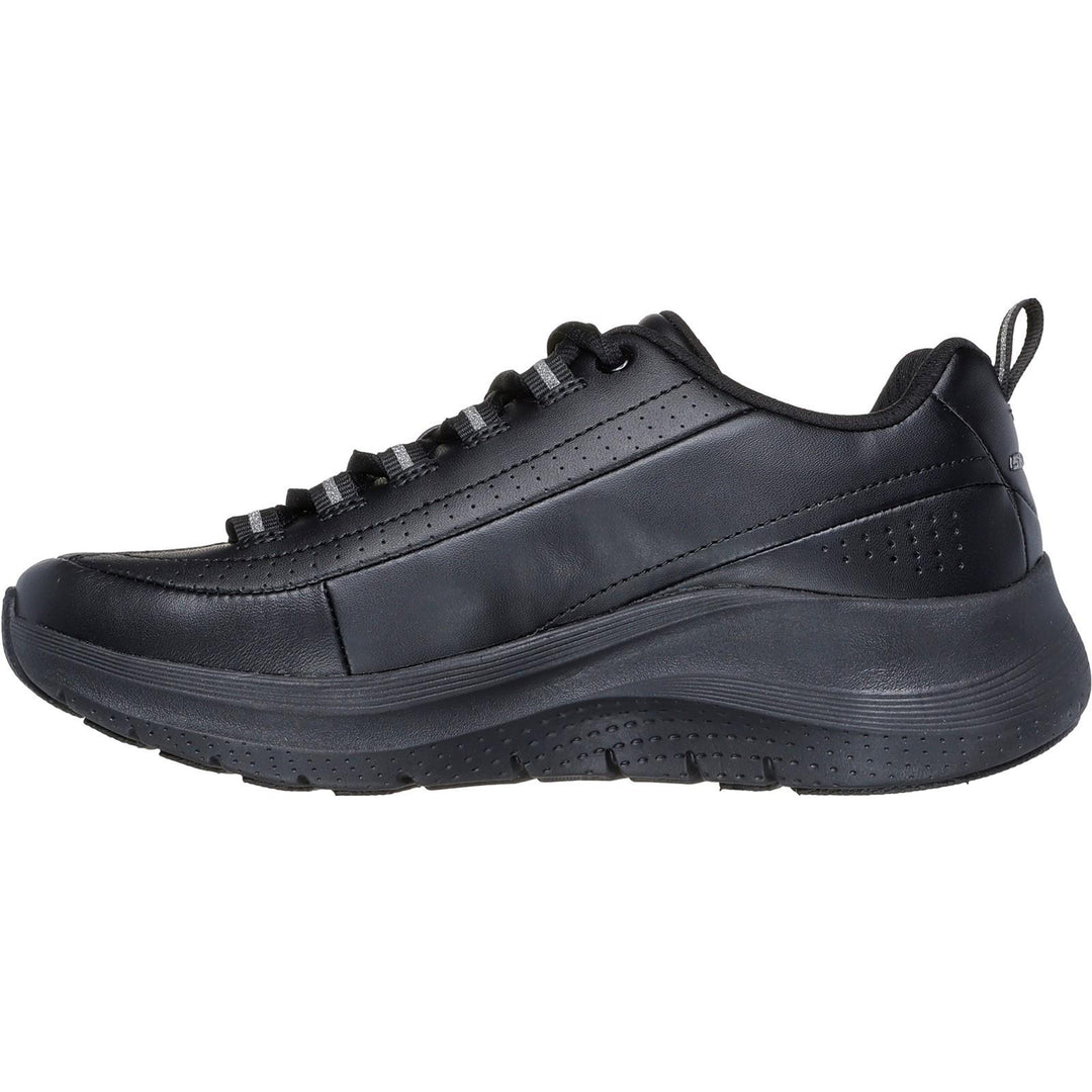 Women's Wide Fit Skechers 150061 Arch Fit 2.0 Star Bound Trainers in Black - Image 4