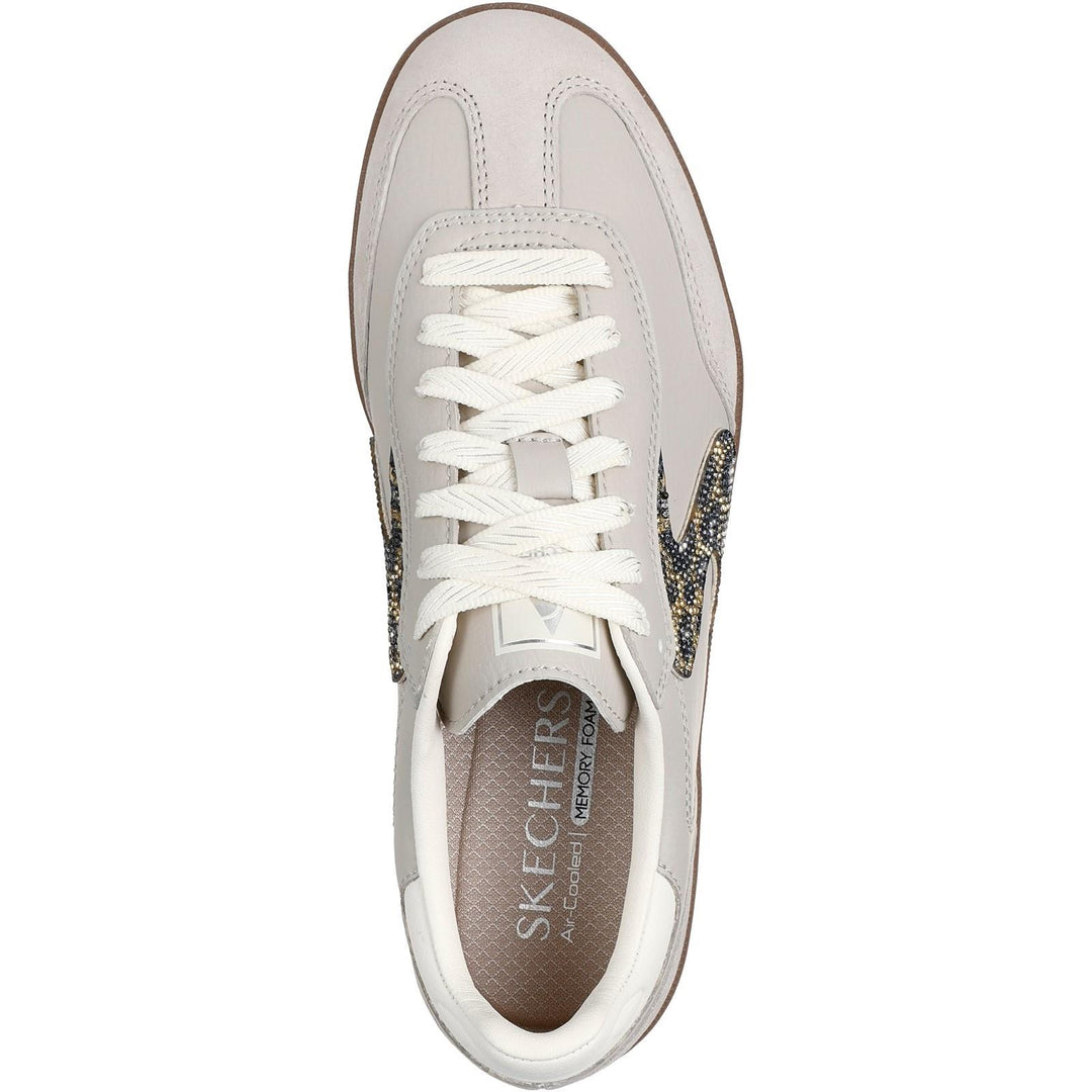 Women's Wide Fit Skechers 185239 Hotshot Shimmering Spots Trainers