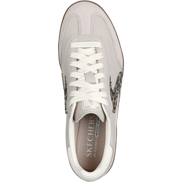 Women's Wide Fit Skechers 185239 Hotshot Shimmering Spots Trainers