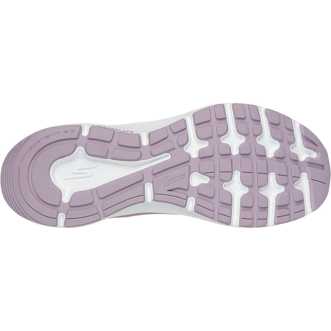 Women's Wide Fit Skechers 128605 Go Run Consistent 2.0 Engaged Trainers in Mauve - Image 6