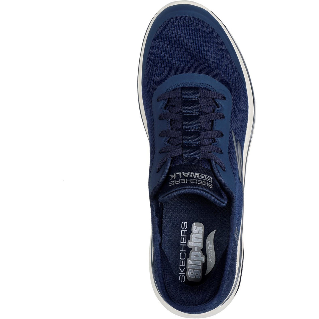 Men's Wide Fit Skechers 216602 Slip-ins Arch Fit 2.0 Simplicity Trainer in Navy - Image 5