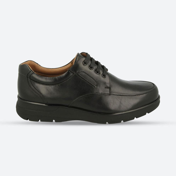 Zapatos DB Congo de ajuste ancho para hombre in Cuero Liso Negro - Image 1