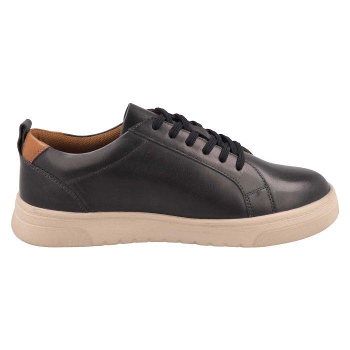 Men's Wide Fit DB Luca Shoes in Navy Leather - Image 4