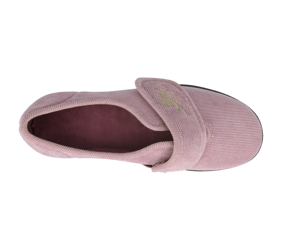 Pantuflas DB Dallas de ajuste ancho para mujer in Azul vaquero - Image 9