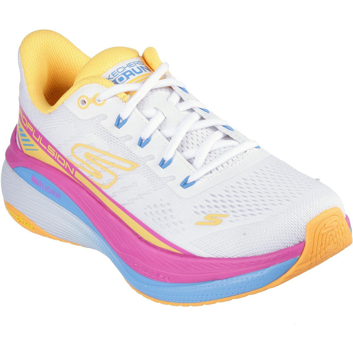 Women's Wide Fit Skechers 128901 Performance Max Cushioning Propulsion Trainers