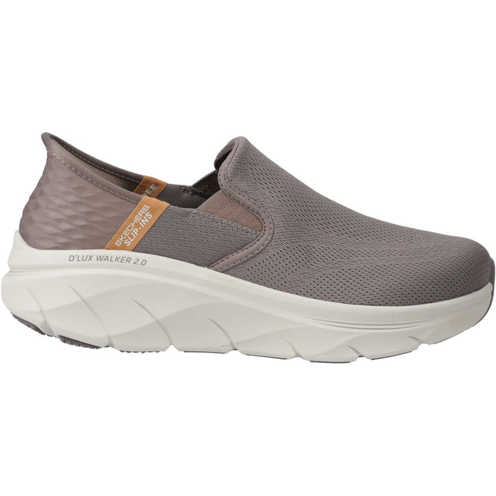 Men's Relaxed Fit Slip-ins Skechers 232463 D'lux Walker Trainers in Brown - Image 1