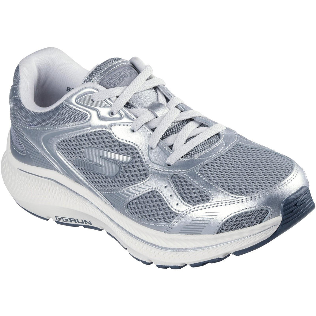 Women's Wide Fit Skechers 128633 Go Run Consistent 2.0 Volt Trainers
