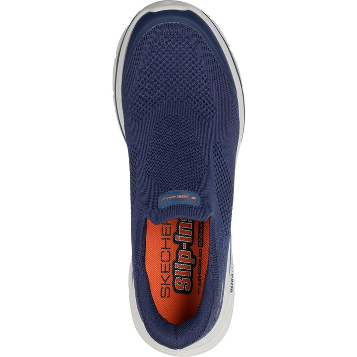 Men's Wide Fit Skechers 216784 Slip-ins Go Walk 8 Pelayo Trainers in Black - Image 1