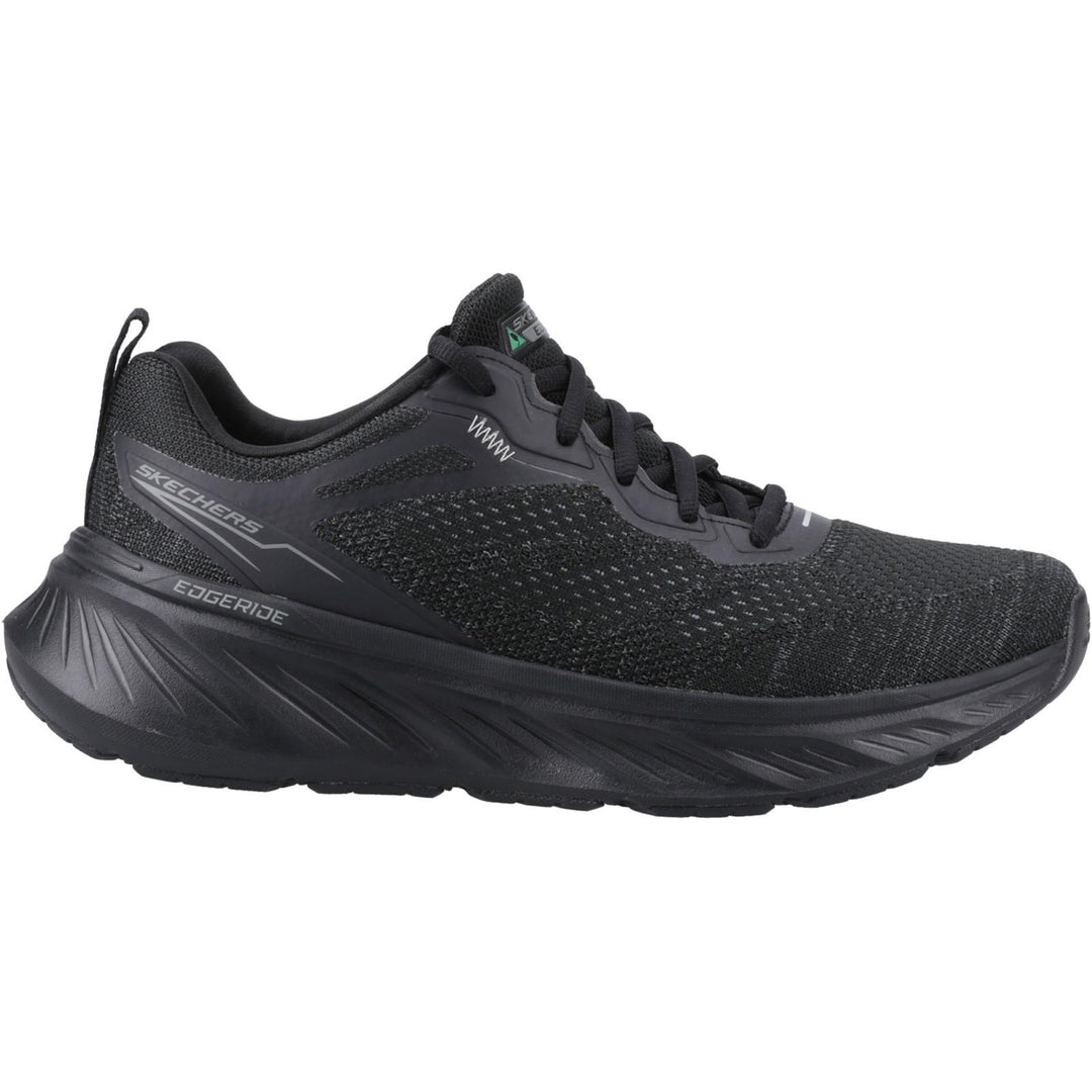 Men's Relaxed Fit Skechers Edgeride 232836 Exxo Trainers in Black - Image 2